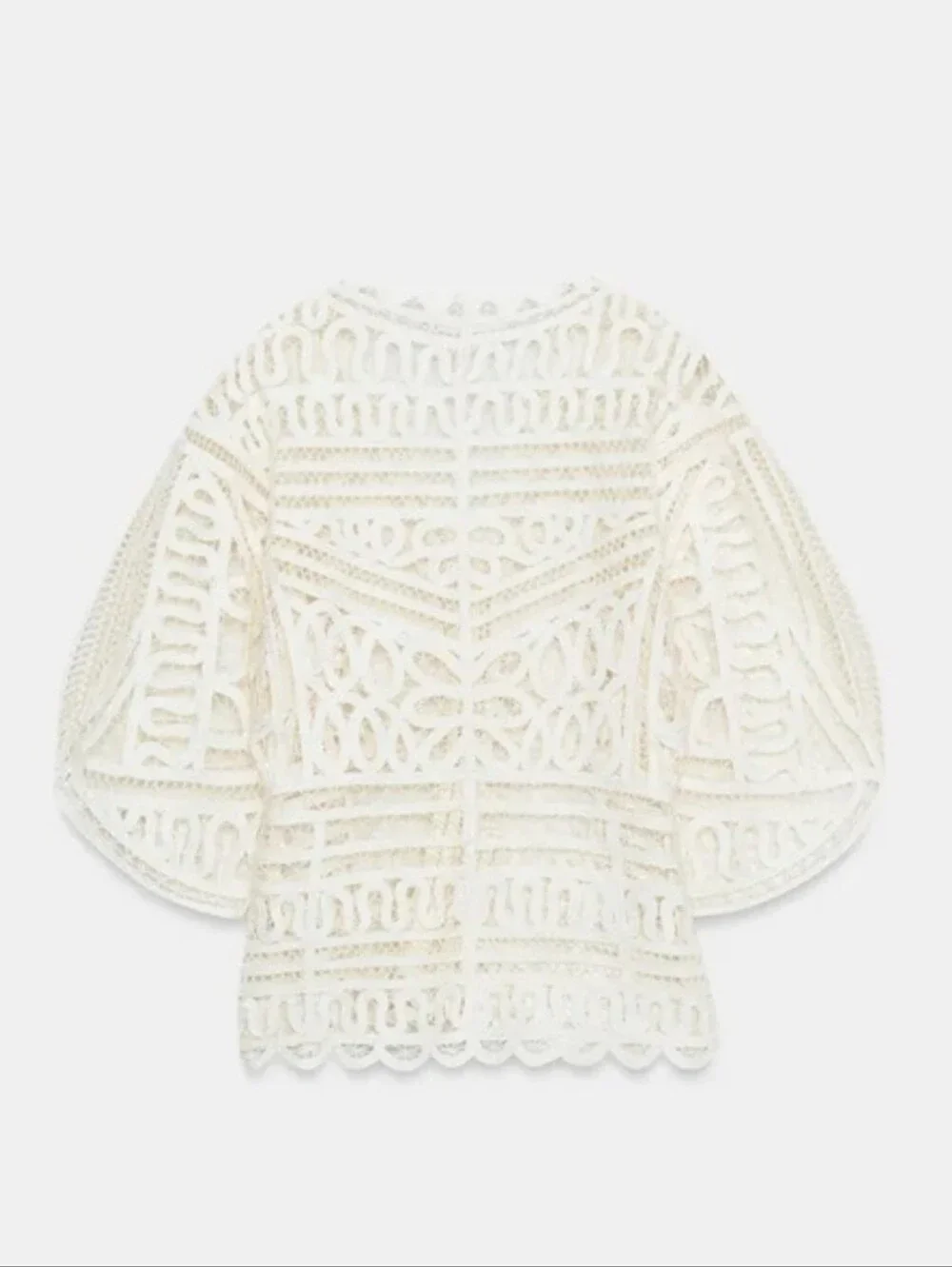 ZARA CROCHET TOP NWT Size M